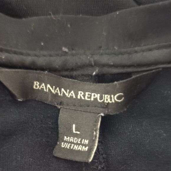 Banana Republic Relaxed Black Short Sleeve Blouse - Picture 4 of 5